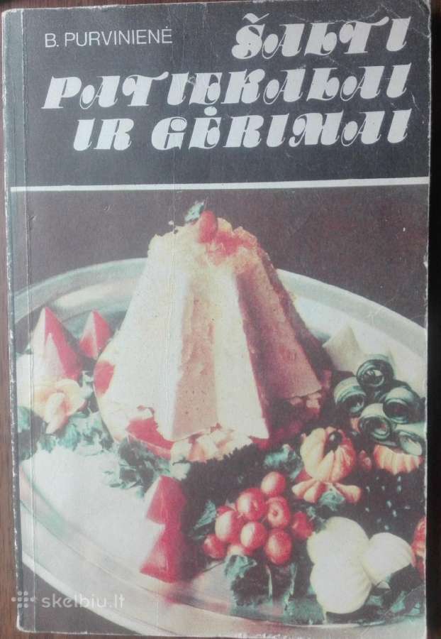 1937. Šalti Patiekalai Ir Gėrimai B. Purvinienė