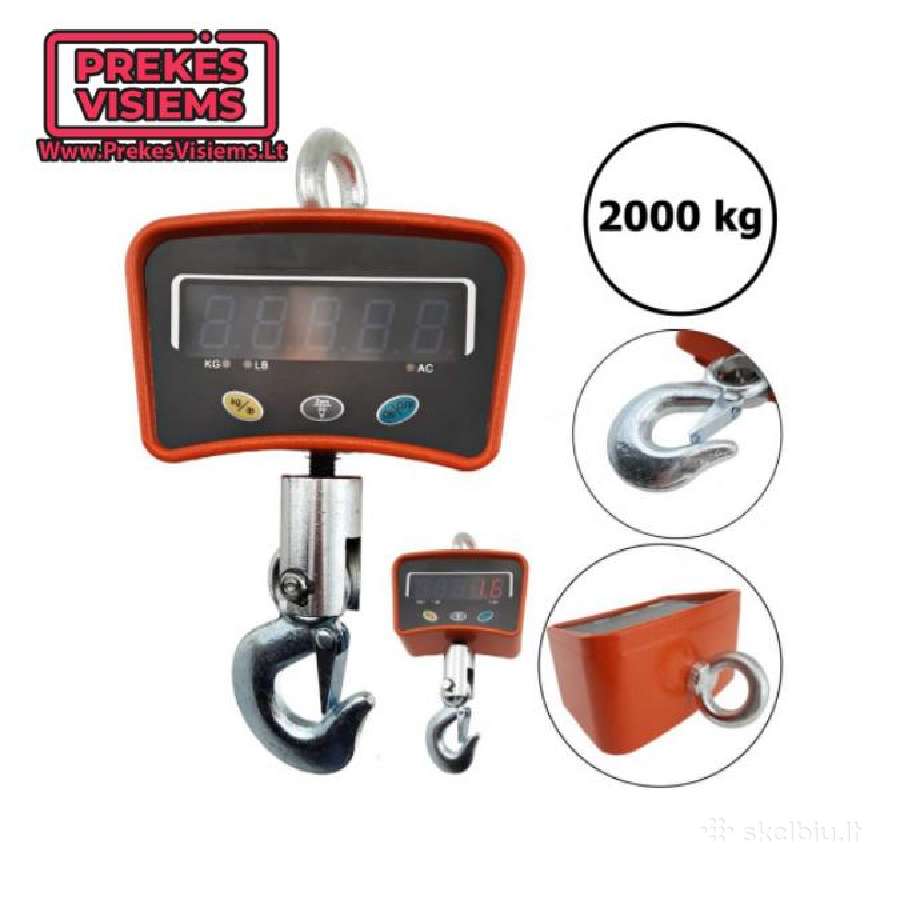 Kraninės svarstyklės 300kg, 500kg 1t, 2t, 3t - nuotraukos Nr. 22