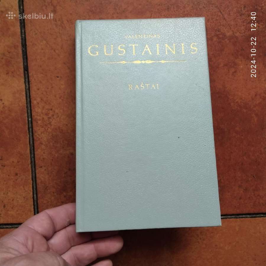 Valentino Gustainio filosofijos "Raštai" 1991 m. - nuotraukos Nr. 2