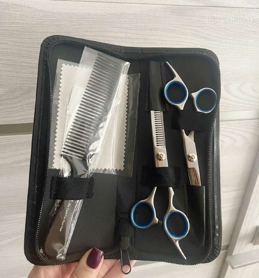 Plaukų kirpimo žirklės firminės, šukos scissors - nuotraukos Nr. 3