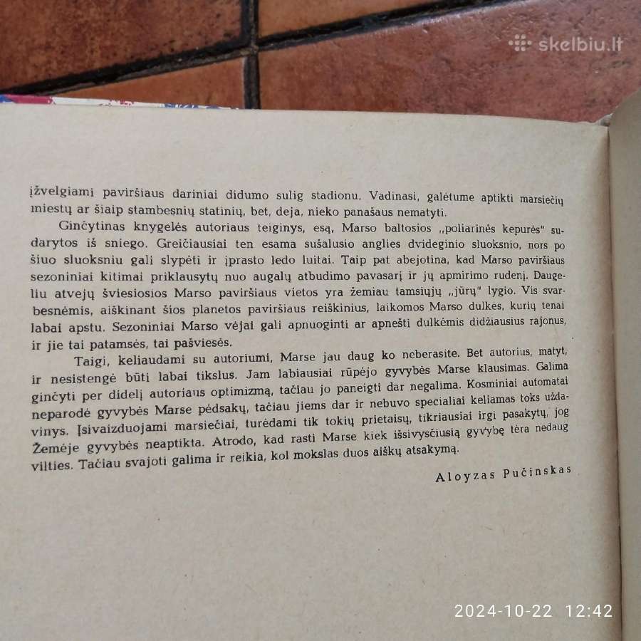 P. Klusancevas "Marsiečiai atsiliepkite" 1972 m. - nuotraukos Nr. 7