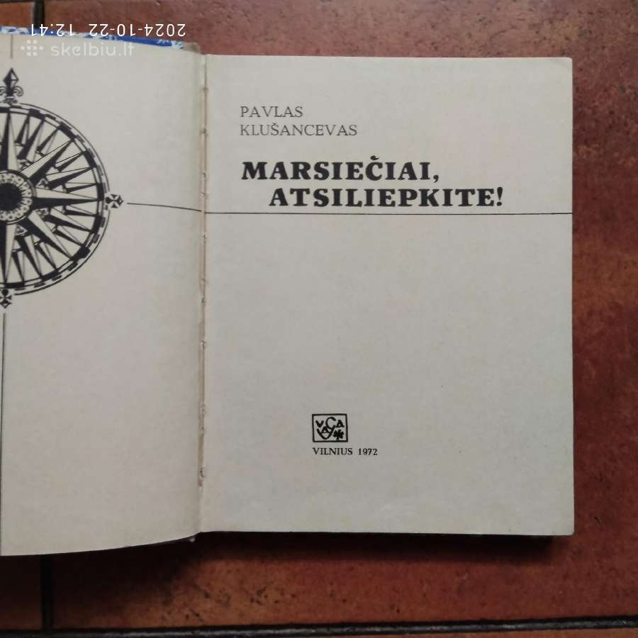P. Klusancevas "Marsiečiai atsiliepkite" 1972 m. - nuotraukos Nr. 2