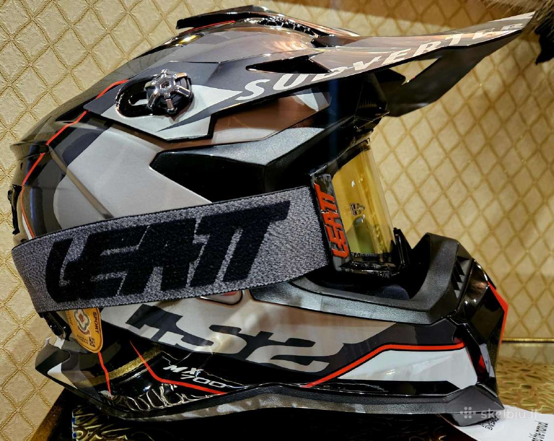Dėvėti ir nauji motokroso šalmai ir akiniai - nuotraukos Nr. 7