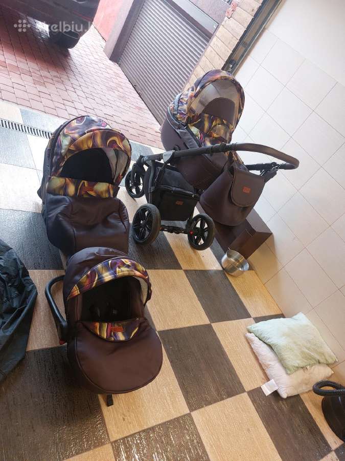 Parduodamas vezimelis 3 viename Mocca Verdi Babies