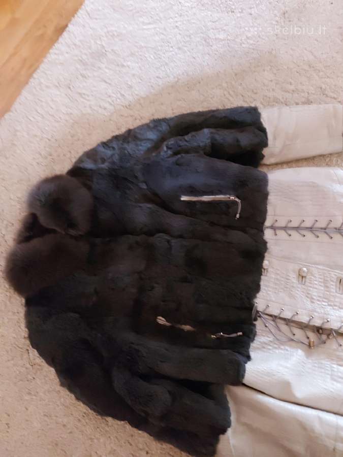 Stilingi kailinukai,natūralus kailis su oda lapės