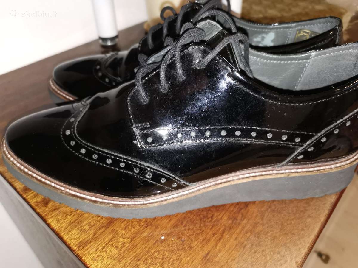 Lakuotos odos unisex batelai vokiski 40 dydzio - nuotraukos Nr. 2