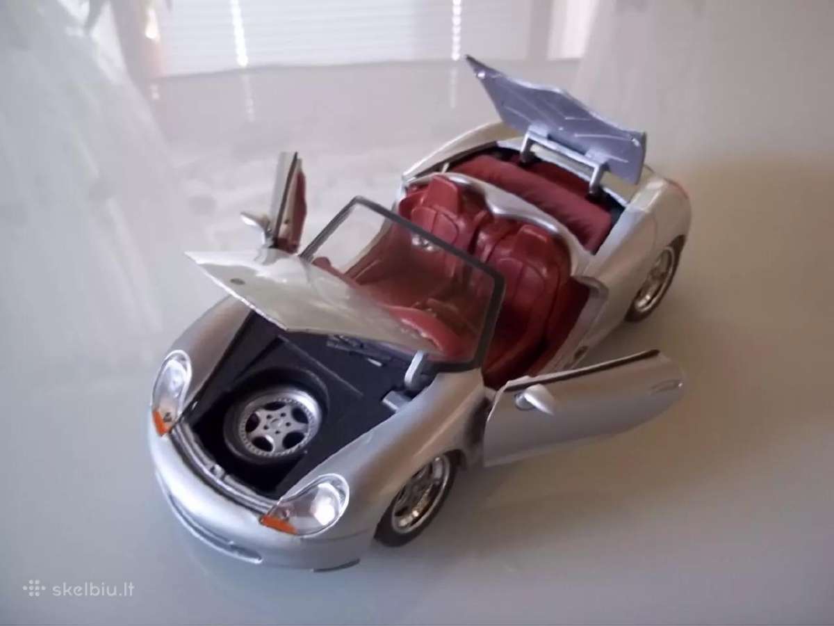 Porsche Boxster 986 modeliukas metalinis 1:18 - nuotraukos Nr. 5