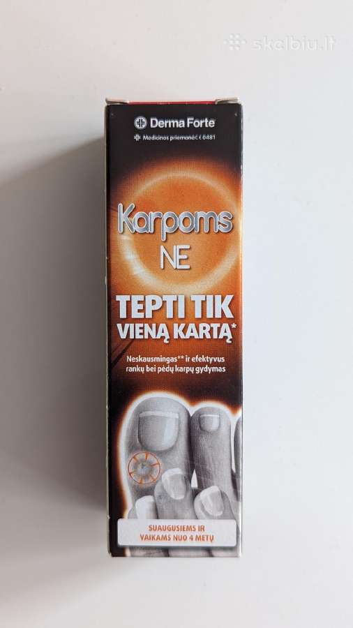 Derma Forte priemonė karpoms šalinti, 2 ml