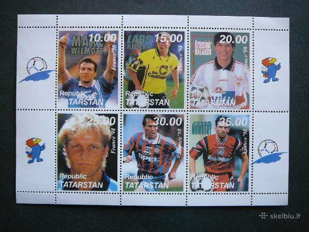 Futbolas Tatarstanas 1998 Mnh tt633