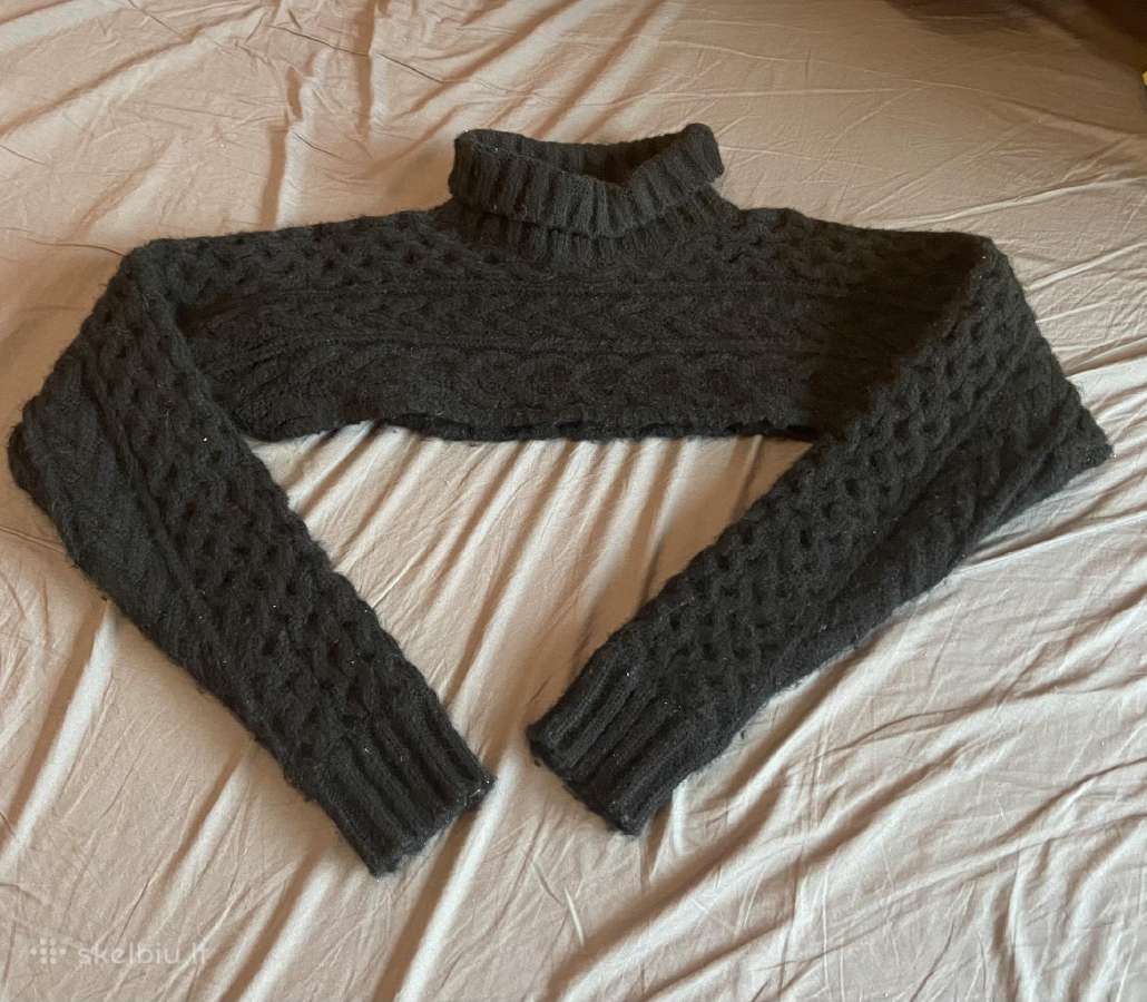 Siltas crop top megztinis