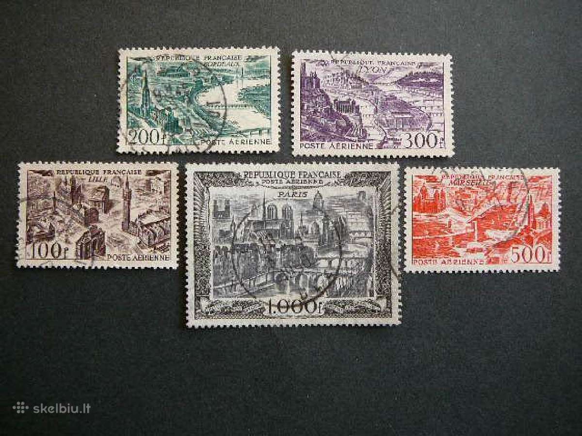 Architektura Miestai Prancuzija 1949 antsp. pz861a