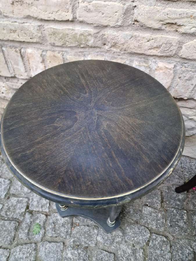 Vintažinis mid century medžio masyvo staliukas - nuotraukos Nr. 3