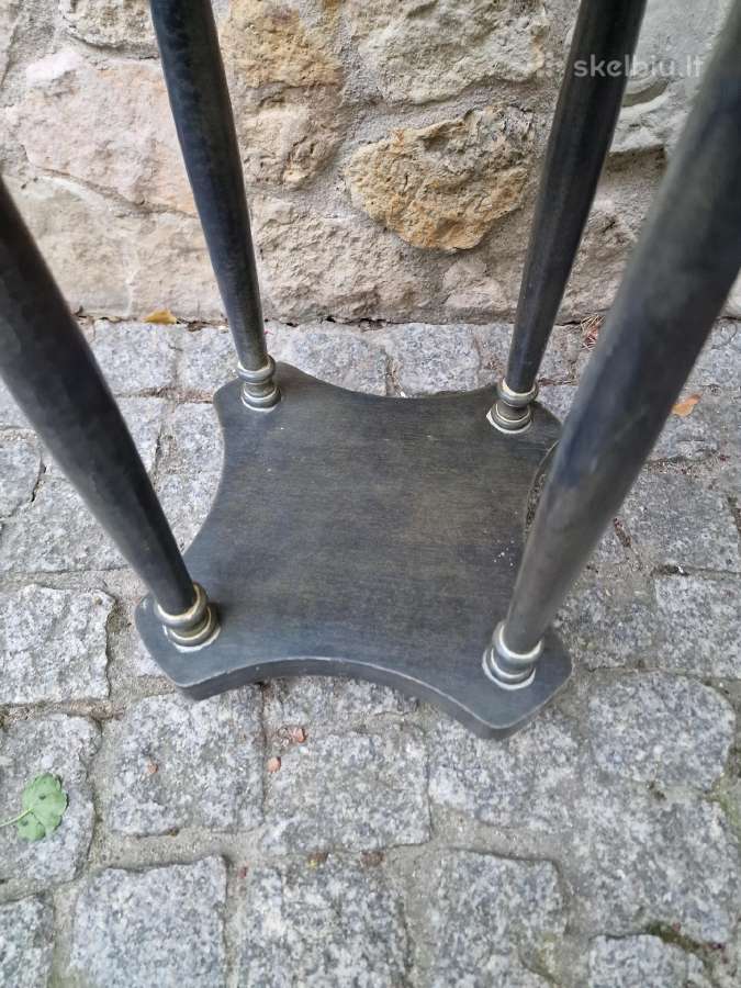 Vintažinis mid century medžio masyvo staliukas - nuotraukos Nr. 4