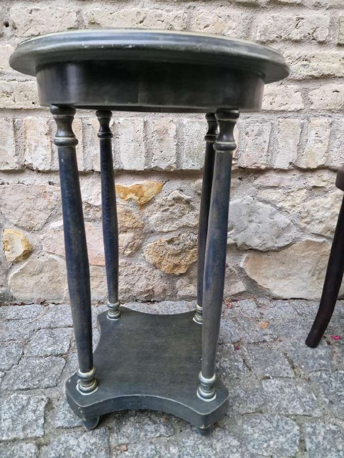 Vintažinis mid century medžio masyvo staliukas - nuotraukos Nr. 5