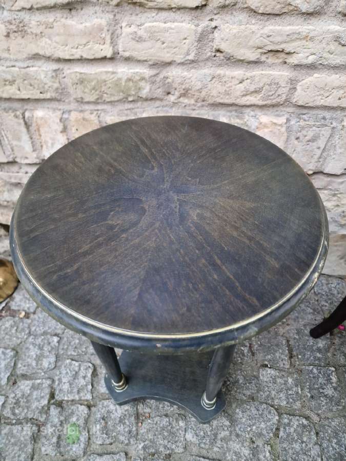 Vintažinis mid century medžio masyvo staliukas - nuotraukos Nr. 6
