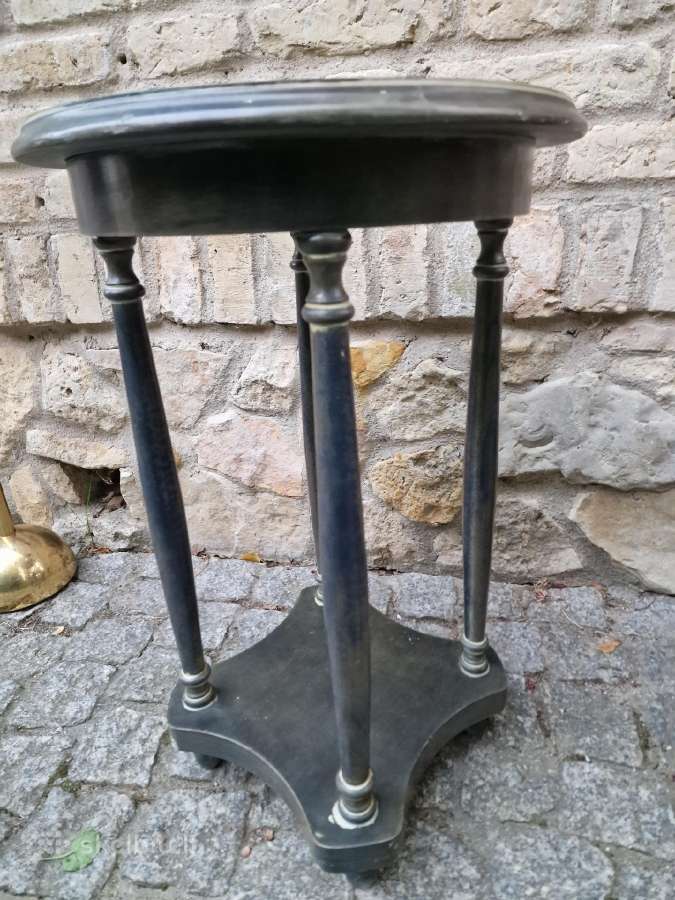 Vintažinis mid century medžio masyvo staliukas - nuotraukos Nr. 7