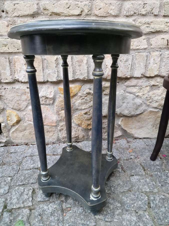 Vintažinis mid century medžio masyvo staliukas - nuotraukos Nr. 9
