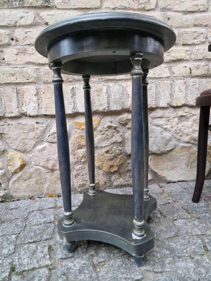 Vintažinis mid century medžio masyvo staliukas - nuotraukos Nr. 22