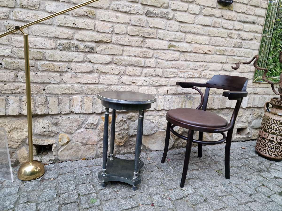 Vintažinis mid century medžio masyvo staliukas - nuotraukos Nr. 30