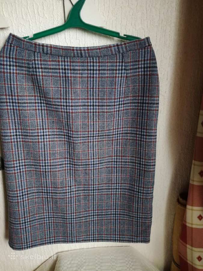 Vilnonis,kokybiškas,šiltas moteriškas sijonas - nuotraukos Nr. 4