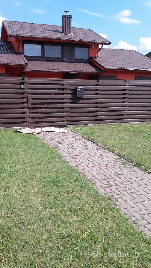 Medinių namų ir fasadų dažymas - nuotraukos Nr. 13