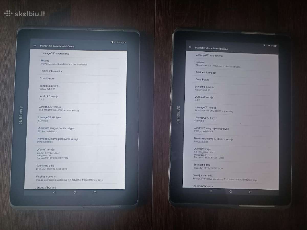 Samsung tab2 Gt-p5100 - nuotraukos Nr. 3