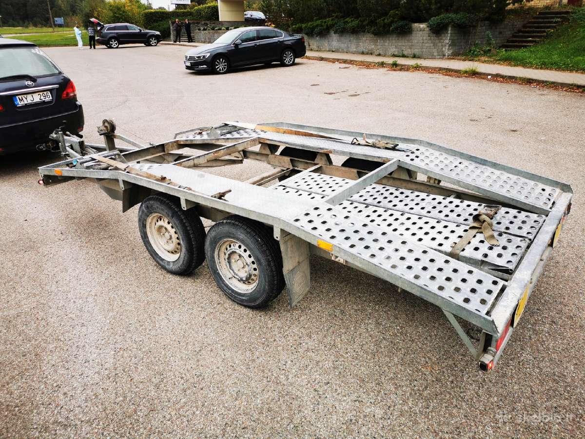 Priekaba automobiliui vežti 2.00x4.00 nuoma Utena - nuotraukos Nr. 2