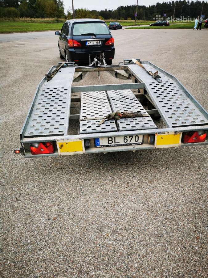 Priekaba automobiliui vežti 2.00x4.00 nuoma Utena - nuotraukos Nr. 3