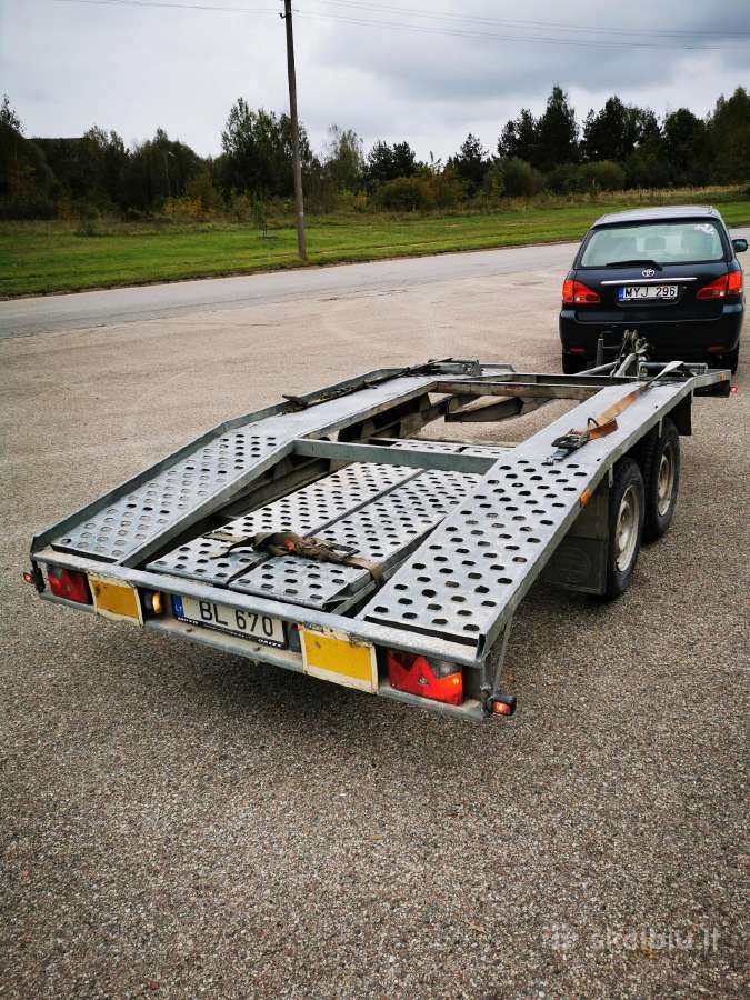 Priekaba automobiliui vežti 2.00x4.00 nuoma Utena - nuotraukos Nr. 4