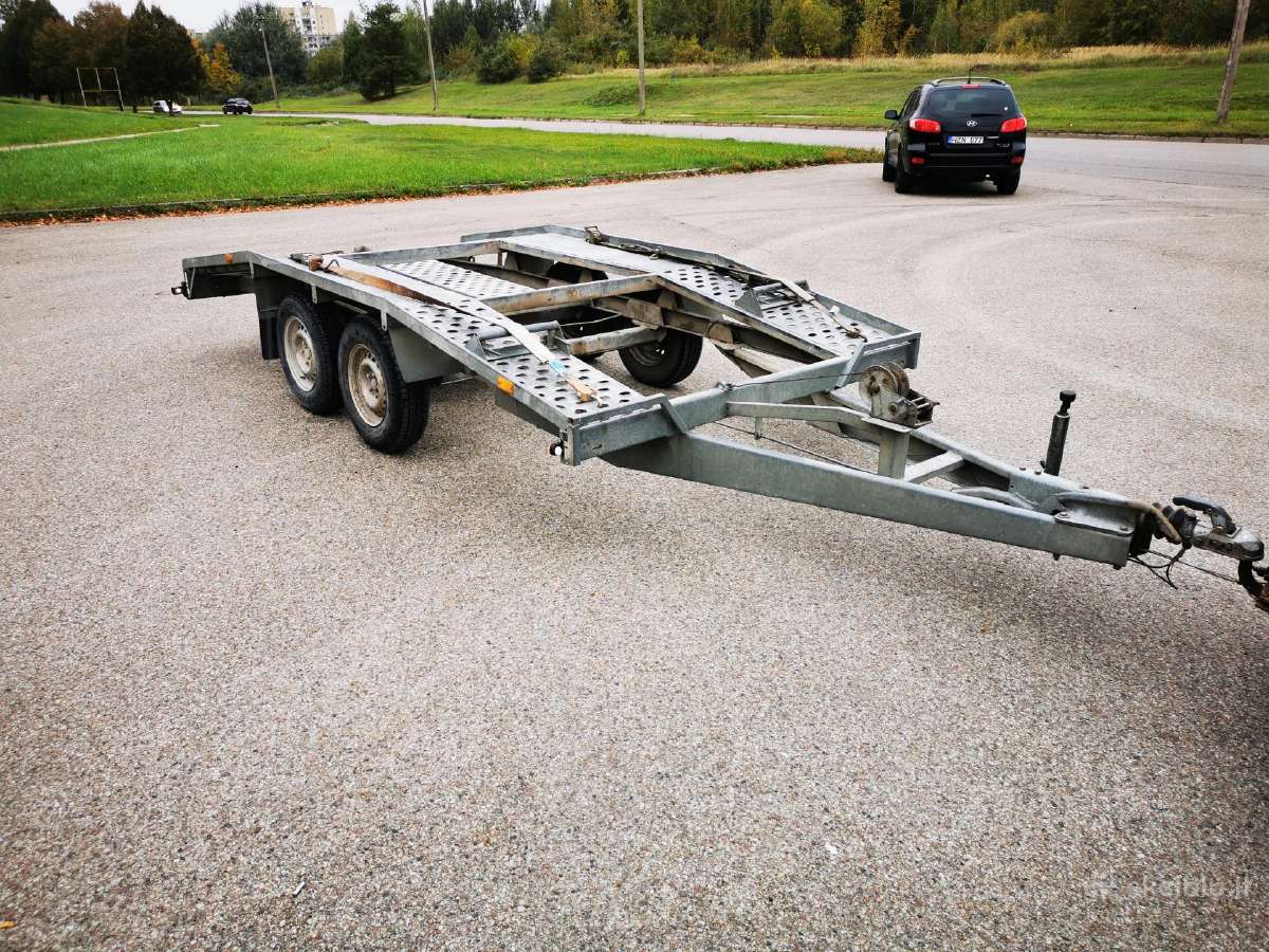 Priekaba automobiliui vežti 2.00x4.00 nuoma Utena - nuotraukos Nr. 6