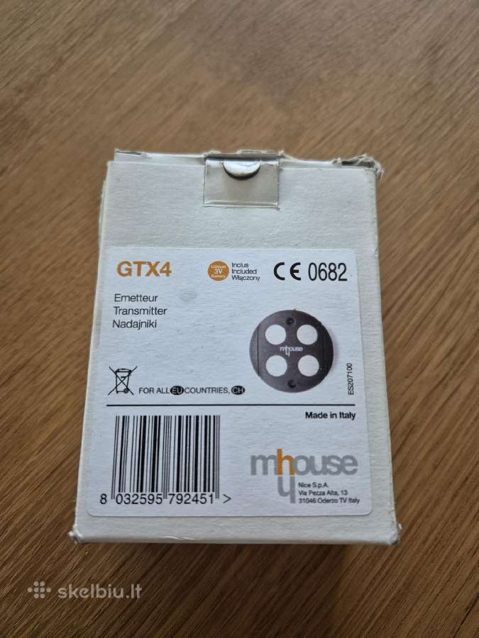 Gtx4 Vartų pultelis