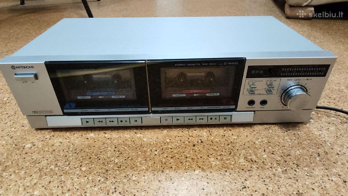 Parduodu dvikasetę deką Hitachi D-w400
