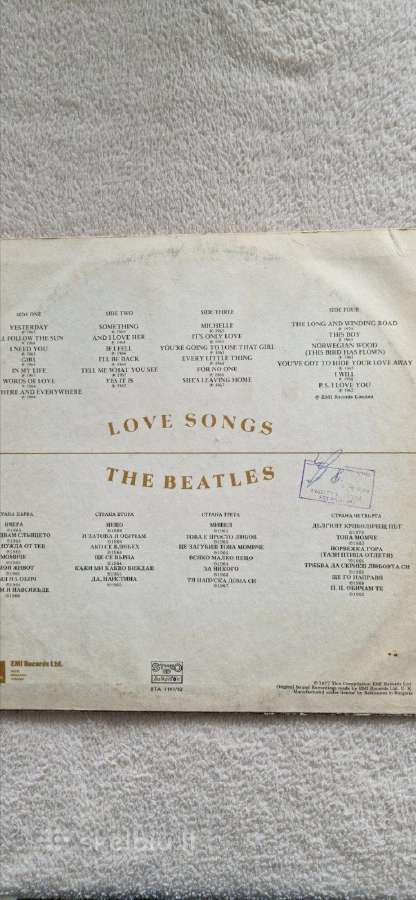 The Beatles Love Songs 2vnt kompl.