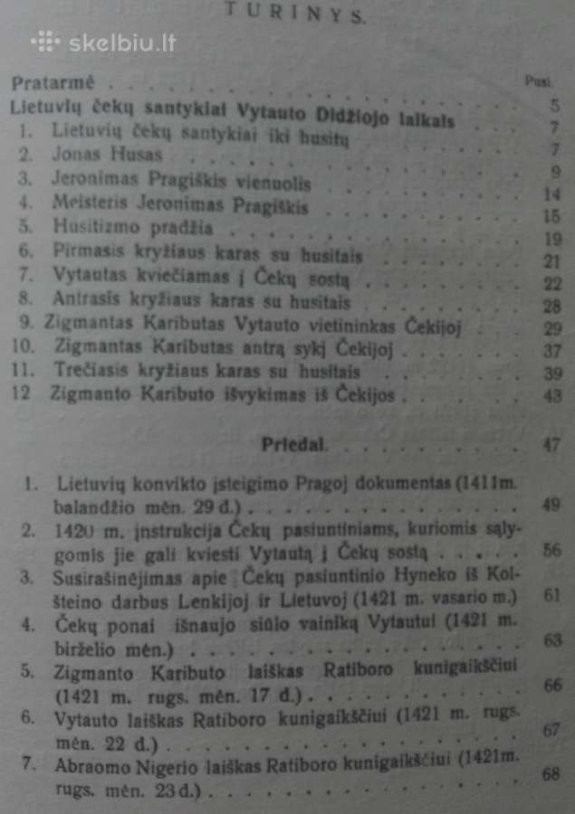 1945. Lietuvių Čekų Santykiai Vytauto Didžiojo Lai - nuotraukos Nr. 4