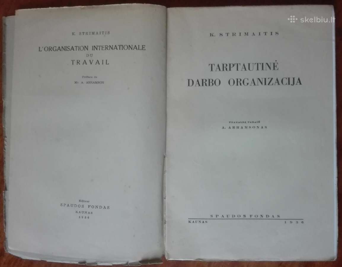 1948. Tarptautinė Darbo Organizacija K. Strimaitis - nuotraukos Nr. 2