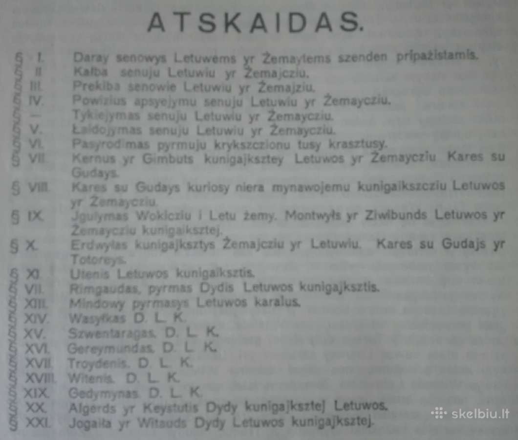 1950. Darbay Senuju Lituwiu Yr Žemaycziu 1822 - nuotraukos Nr. 4