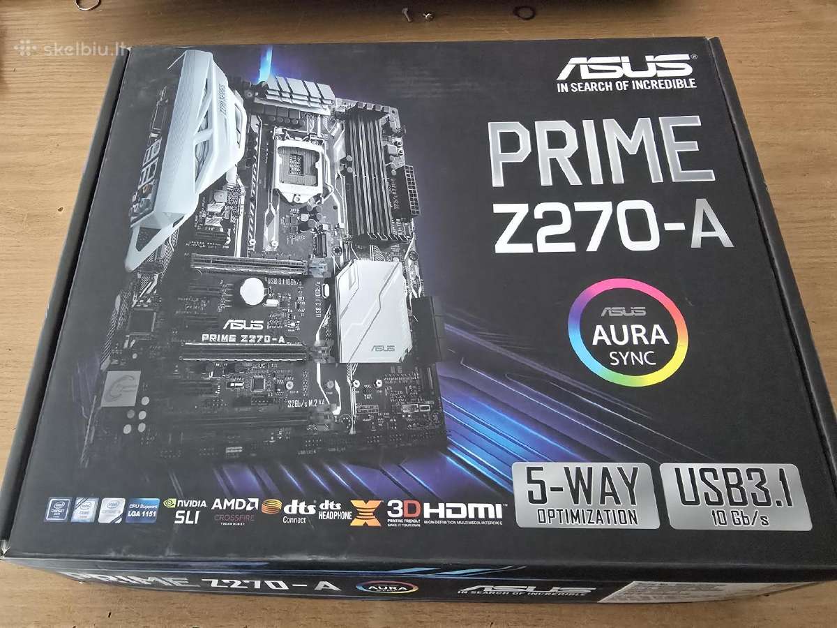 Asus Prime Z270-a su procesoriumi ir RAM - Skelbiu.lt