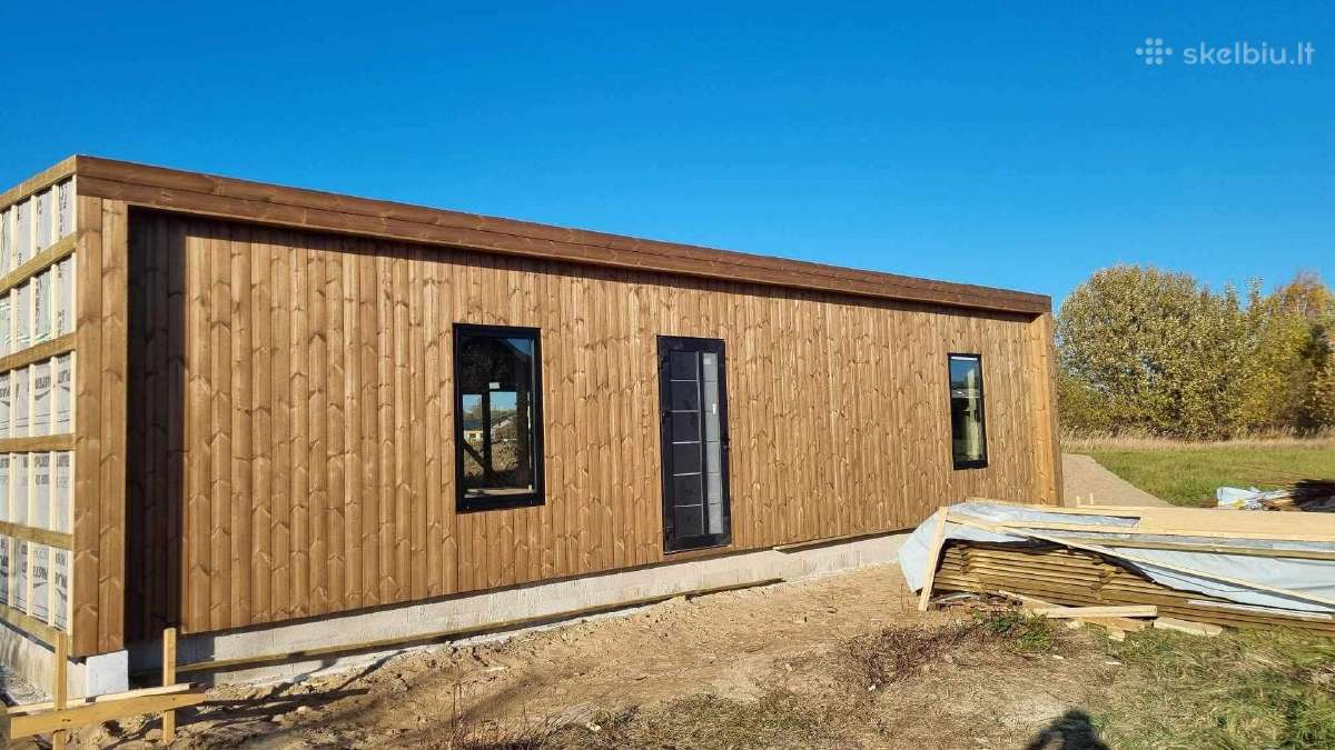50,80 ir 120m2 namas su pamatais. 32.000 su PVM! - nuotraukos Nr. 18