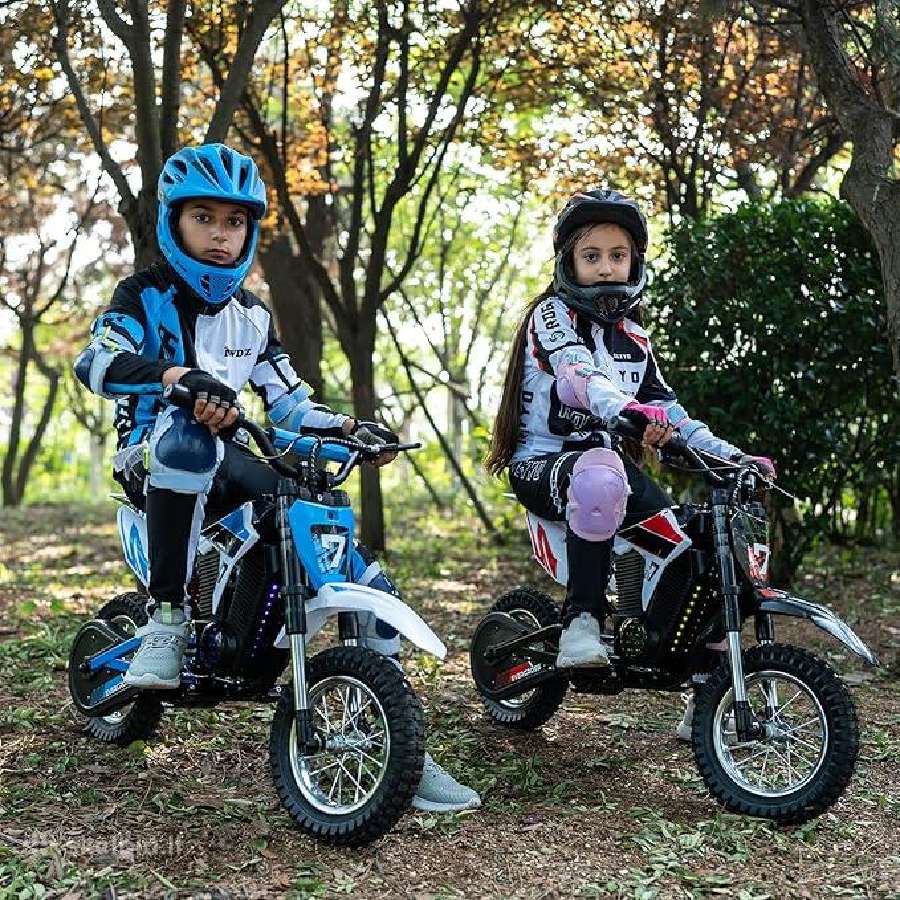 Naujas vaikiškas elektrinis krosinis motociklas