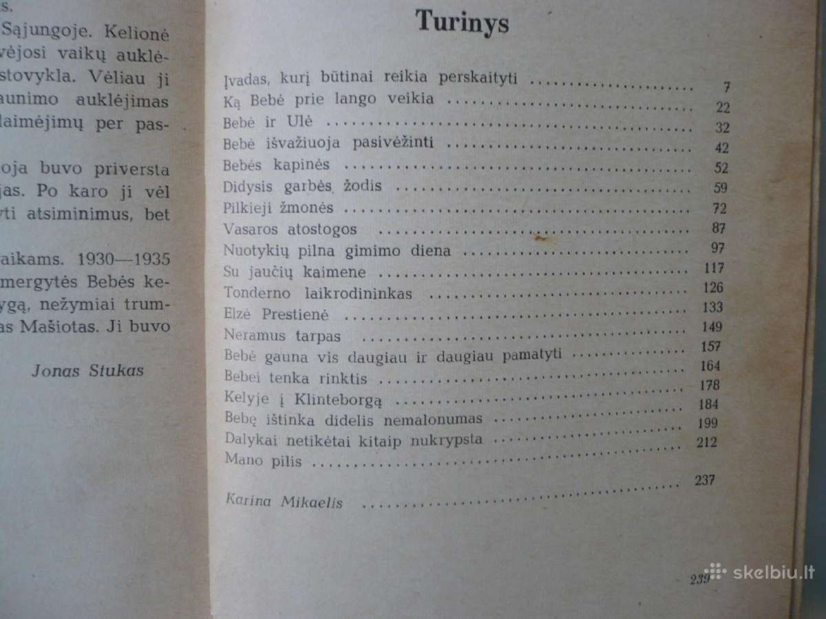 K. Mikaelis - Bebė - nuotraukos Nr. 2