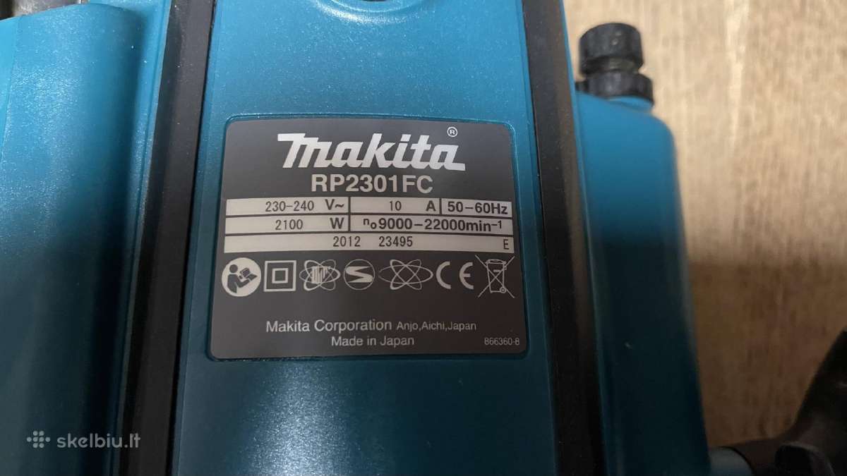 Frezeris Makita Rp2301fc - nuotraukos Nr. 2