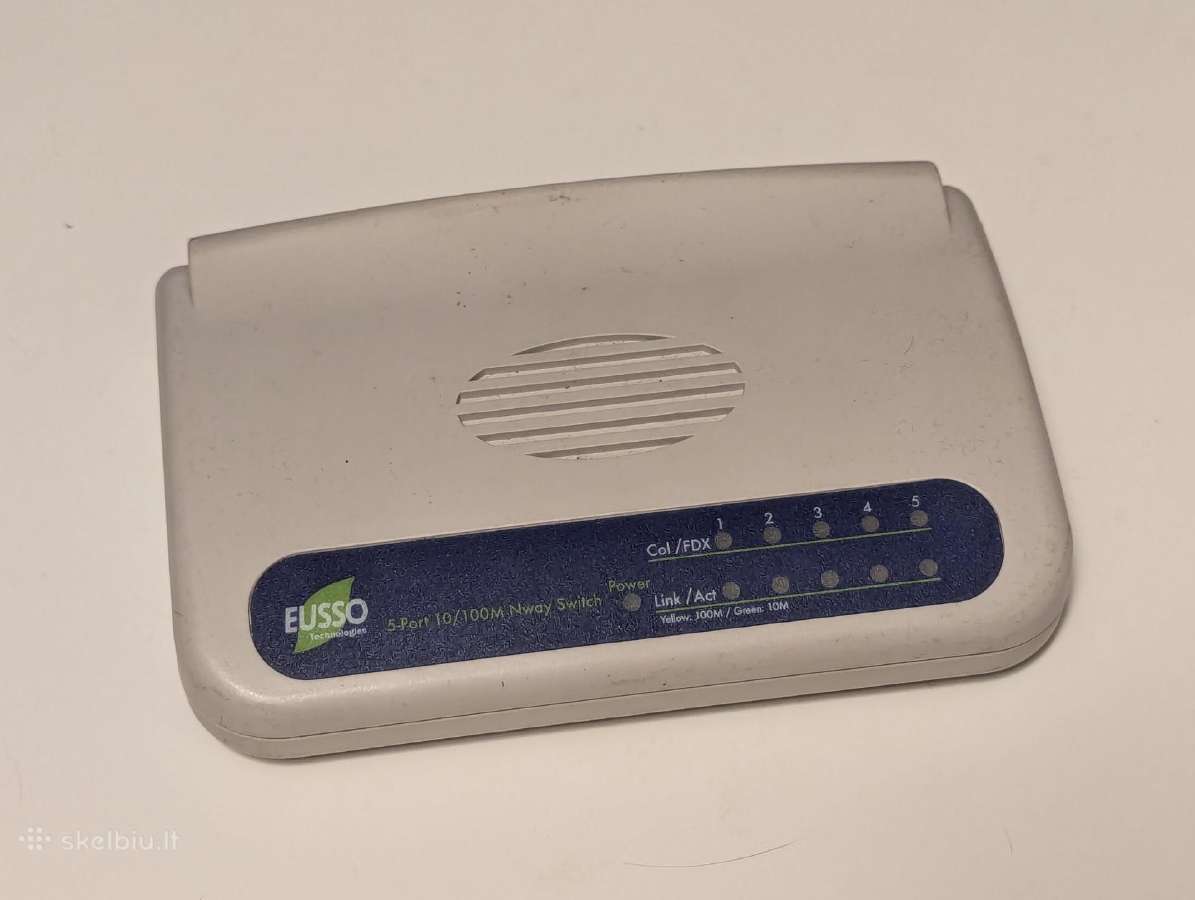 Eusso 5 port 10/100 switch - nuotraukos Nr. 3