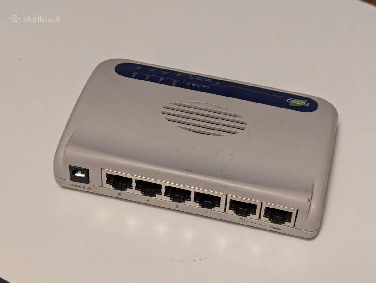 Eusso 5 port 10/100 switch - nuotraukos Nr. 4
