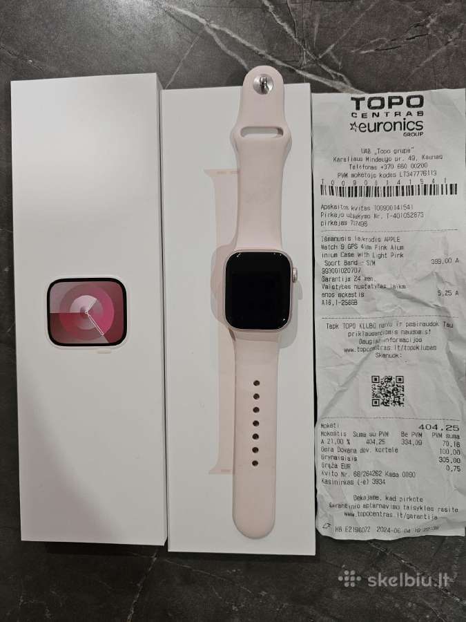 Apple Watch Series 9 GPS 41mm - Skelbiu.lt