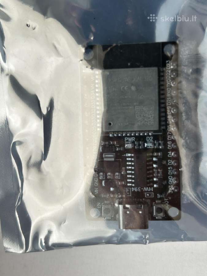 Esp32 Wroom-32: WiFi, Bluetooth Arudino, robotika - nuotraukos Nr. 3
