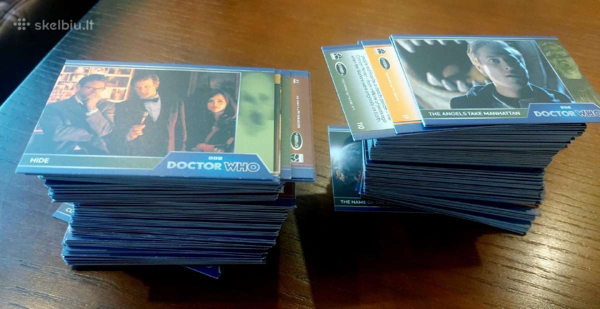200 Doctor Who kortelių