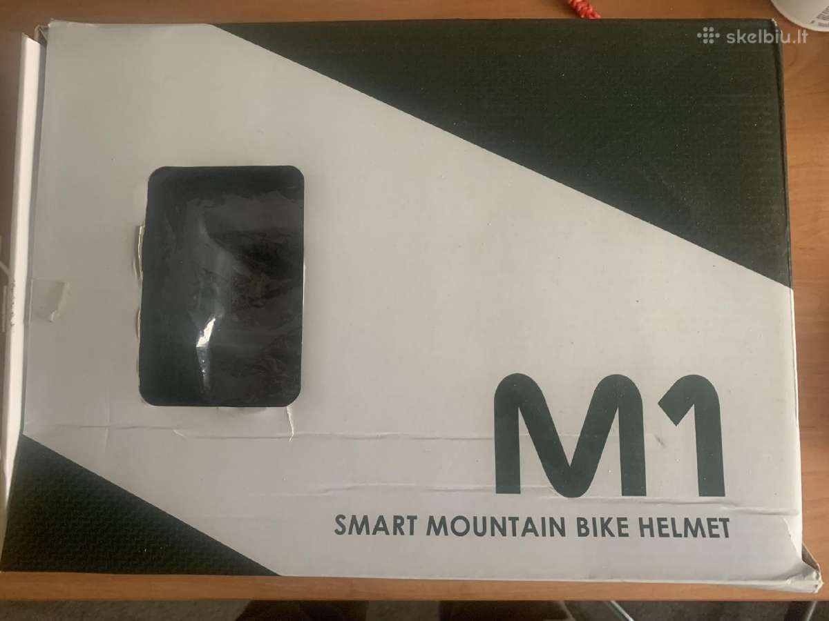 M1 Sena Smart MTB Helmet, Matt Grey, L dydis - nuotraukos Nr. 2