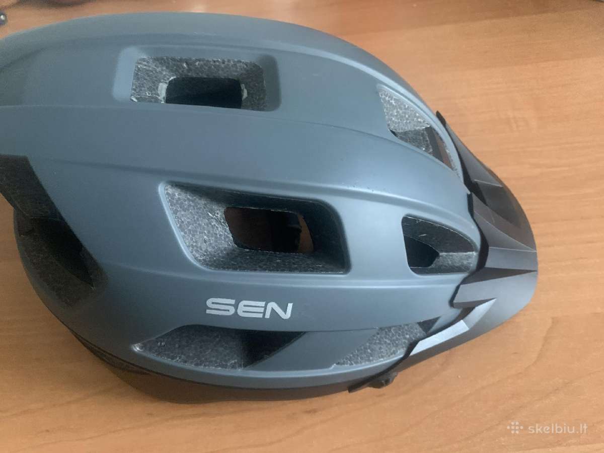 M1 Sena Smart MTB Helmet, Matt Grey, L dydis - nuotraukos Nr. 5