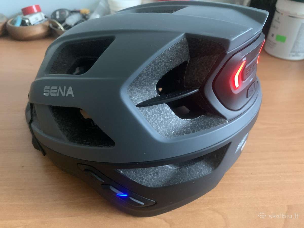 M1 Sena Smart MTB Helmet, Matt Grey, L dydis - nuotraukos Nr. 8