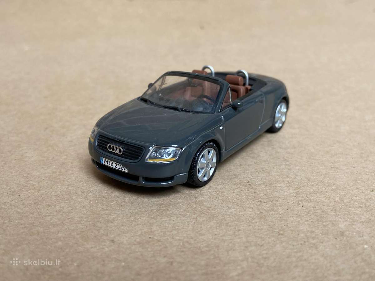 Audi TT 8n 1/43 modeliai minichamps